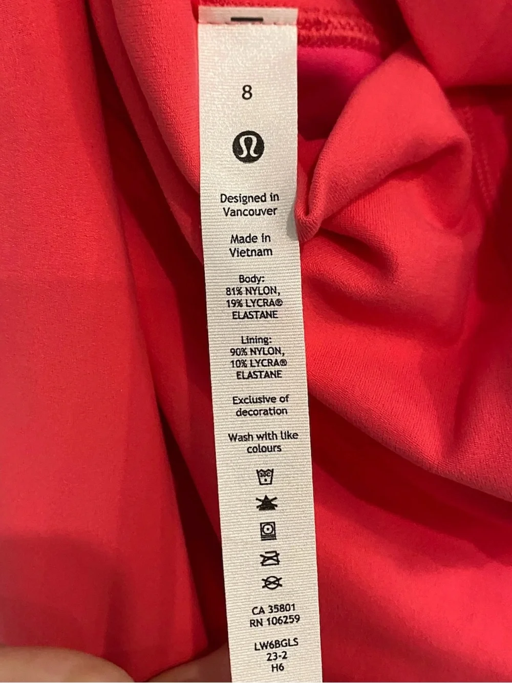 Lululemon Double Lined High Rise Align Leggings 8